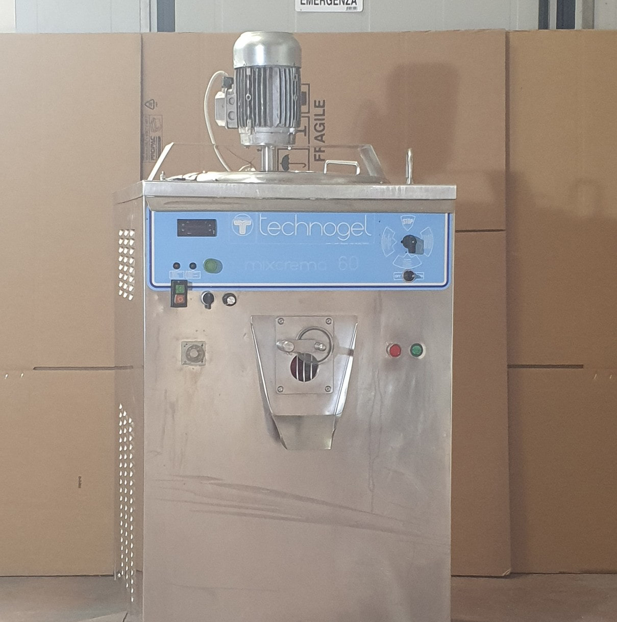 Pastorizzatore + mixer Mixer 60Kg Tecnogel - immagine 5