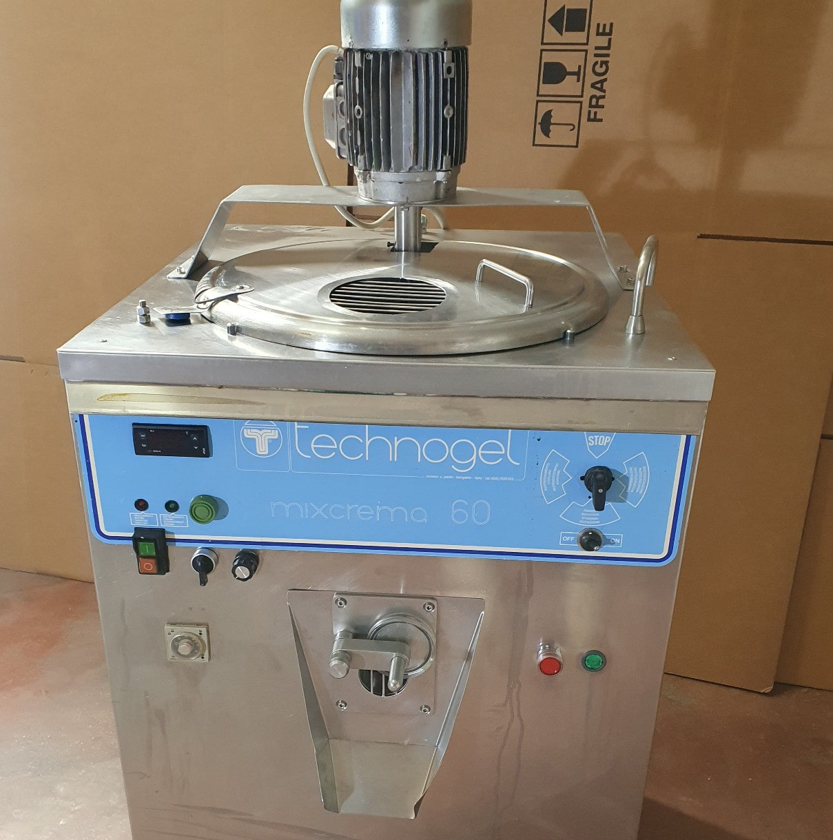 Pastorizzatore + mixer Mixer 60Kg Tecnogel - immagine 4